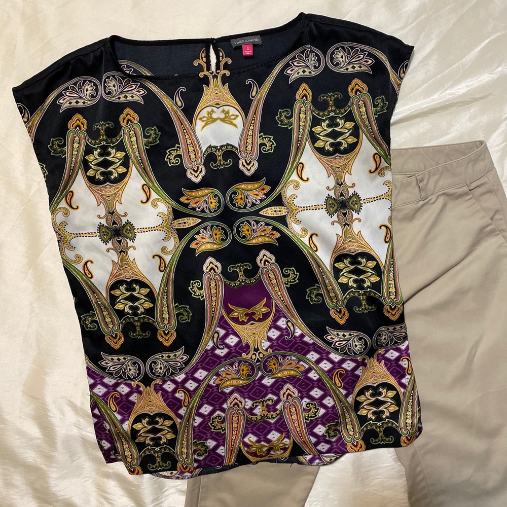 Vince Camuto Multi Colored Blouse